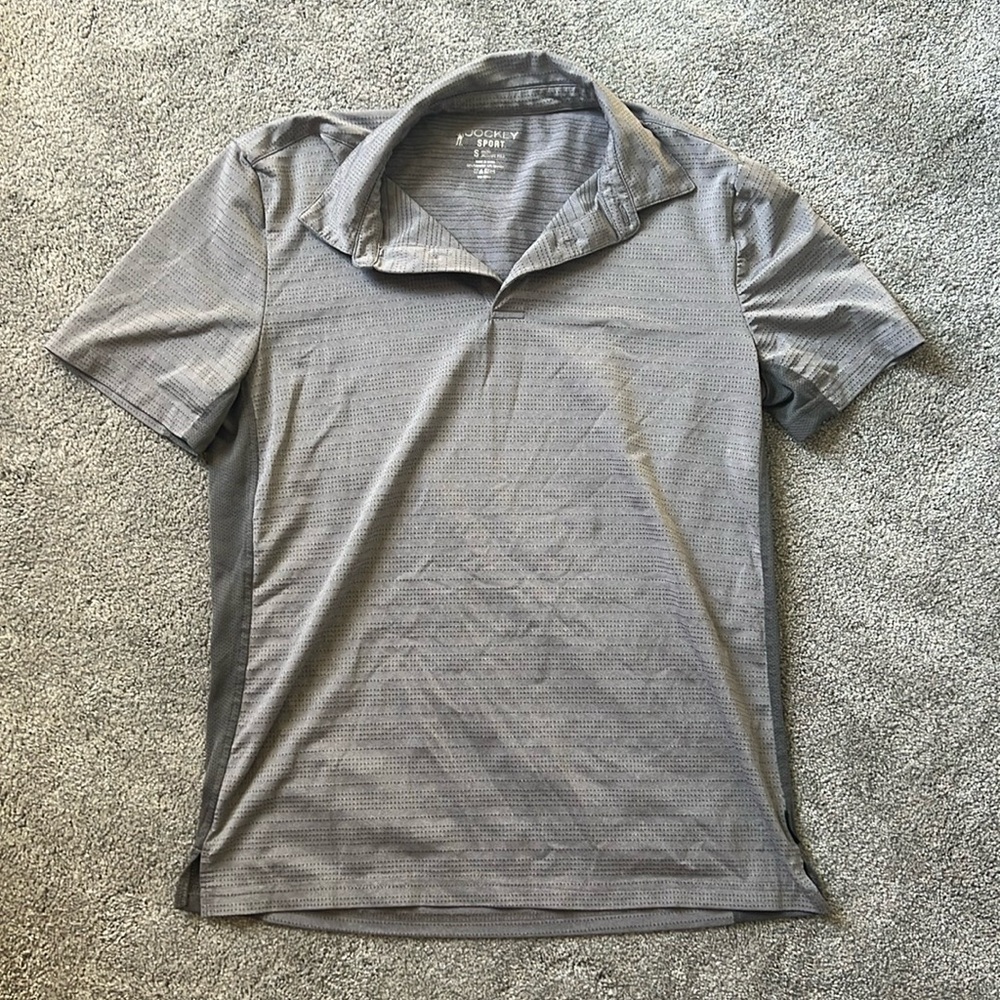 Jockey Sports Grey Polo Shirt